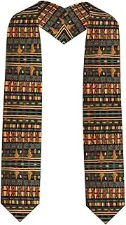 [EdWal] African Classic Weave print Graduation Stole and Sash Class for Unisex Adult Honor Stole Honor Stole of 2025