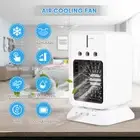 Portable Desk Cooling Fan Mini Air Cooler Room Humidifier With 3 Wind Speeds