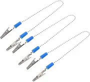 CORHAD 3Pcs Durable Napkin Clips Practical Eating Towel Retaining Clamps Lightweight Convenient for All Ages Selection Versatile Napkin Chain Use