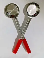 Ladle Spoon Set 2 Ounce Solid Stainless Steel Portion Control