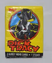 Vintage Topps Dick Tracy Movie Trading Card Pack