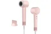 Dreame Hair Gleam Hair Dryer pink, 110000 RPM High-Speed Brushless Motor AU version, 200 Million Negative-Ion Hair Dryer with Magnetic Nozzle, Professional Blow Dryer with Constant Temperature Control