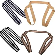 4pcs Multi Function Yoga Mat Carrier Sling Strap Resistance Band for Exercise Stretching and Workout Easy Storage for Yoga Gear Colors