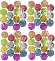 100pcs Carnival Tokens Treasure for Party Game Clown Toy for Birthday Party