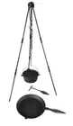 Jumbuck Campire Tripod Outdoor Camping Cast Pot Fire Cooking Picnic Barbecue