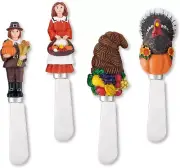 Cheese and Butter Spreader Knives Harvest Decor Set of 4-Piece