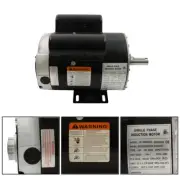 5 HP SPL 1 Phase 3450RPM Electric Air Compressor Duty Motor 56HZ 7/8" Shaft CCW
