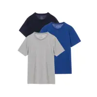 在飛比找momo購物網優惠-【GIORDANO 佐丹奴】男裝純棉圓領短袖T恤-三件裝(5