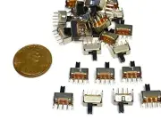 25 pieces SS12D07 3pin Mini micro small tiny Slide Switch PCB on off 1P2T B10