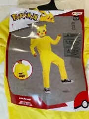 Brand New Disguise Pikachu Pokemon Classic Costume Yellow S/P 4-6