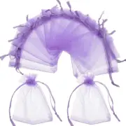 50Pcs Portable Drawstring Gift Bags Small Mesh Bags Small Organza Pouches