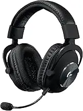 Logitech G PRO X Wireless Lightspeed Gaming Headset with Blue VO!CE Mic Filter Tech, 50mm PRO-G Drivers, and DTS Headphone:X 2.0 Surround Sound, 20+ Hour Battery, PC, PS5, PS4, Switch - Black