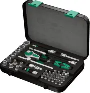 Wera 8100 SA 4 Zyklop Speed Ratchet 1/4" Drive SAE 41 Pce Set 05003535001
