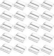 16 Pieces Acrylic Stands Clear Place Card Holders , Card Slot Stand for Wedding Table Numbers Display Stands Photos Wedding Party Events Office Business Menu Meeting