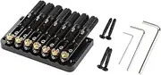 WAZIJ 7 String Headless Metal Saddle Bridge Musical Instrument Replacement Headless Guitar Accessories