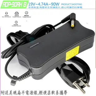 LENOVO 90W 充電器 適用 聯想 19V，4.74A，41r4327，41r4336，41r4515，41r4516，41r4519，Z575，U460，U260，V560，LN-A0403A3C，PA-1300-12，PA-1400-12，PA-1650-52LC，PA-1900-52LC，B570，Z570，V570，Y460P，Z360，Z370，Z470，S9，S9E，S10，S10E，S205，S205X，IBM ThinkPad i1500，i1700，i2600，i1500