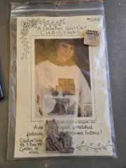Creative Uniques COUNTRY QUILT'N CHRISTMAS Applique Pattern w/ Stoneware Buttons