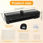 Laminator Machine Kit Multifunctional Thermal Lamination Machine Safe A4 paHng