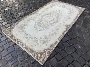 Turkish Rug, Vintage Rug, Bohemian Rug, Area Rug,Wool Rug,Carpet 3.7 x 6.7 ft