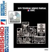 1979 AMC Pacer Concord AMX Service Shop Repair Manual CD Engine Drivetrain Guide