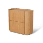 Arnar 60cm Bedside Table - Natural Oak