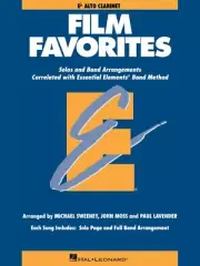 Film Favorites Alto Clarinet Essential Elements Band Folios NEW 000860144