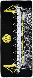 Borussia Dortmund, Microfibre Towel, Black-Yellow, 75x180