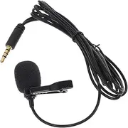 Hoement Gaming Mic Lapel Microphone Clip-on Mic for Camera Phone Sound Safe Convenient