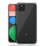 ZUSLAB Pixel 5 5G Slim Hybrid Case Protective Transparent Hard Back Cover for Google - Clear
