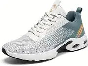 [RETZLA] Men's Running Shoes, Breathable, Non-Slip, Stability Road Running Shoes, Low Top Fabric Upper & Rubber Sole, Casual, All-Season
