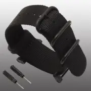 21cm Adjustable 8-Hole Nylon Watch Strap Wrist Band For Suunto Essential/Core