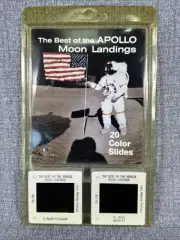 Finley’s Holiday Films Best Apollo Moon Landings 20 Color Slides #11 Vintage