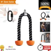 Tricep Rope for Gym Pull Down - Heavy Duty Nylon Rope with Soft Rubber Ends