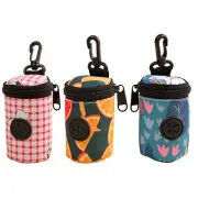 Pet Dispenser Waste Dog Poo Puppy Pick-Up Bags Travel Poop Holder Hook Pouch