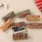 Floral Lipstick Box With Mirror Jewelry Case Retro Lipstick Case