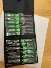 Snap on SGMINI12AG 12 piece, soft grip, mini screwdriver and pick set GREEN