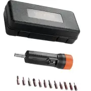 VEVOR 1/4" Drive Torque Screwdriver Wrench Set | 10-70 in-lbs Torque Adjustment