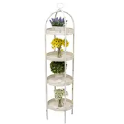 Willow & Silk 4-Shelf Metal Plant/Flowers Shelf/Organiser/Holder Decor 154cm