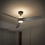 Ceiling Fans with Lights and Remote, 52 inch, Reversible Quiet DC Motor, 6 Sp...