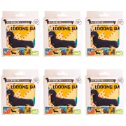 6x 4pc MDI Cork-Backed Drink Coasters Table Protector Mat Set Square Dachshund