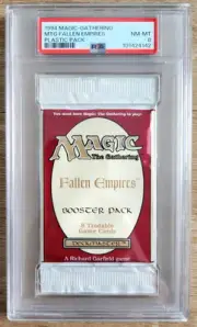MTG - Fallen EMPIRES - Sealed Booster Pack - PSA 8. More MTG In My Store.