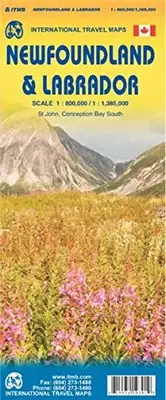 NEWFOUNDLAND & LABRADOR TRAVEL REFERENCE MAP By Itmb Publishing Ltd *BRAND NEW*