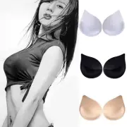 Invisible Sponge Bra Inserts Pads Breast Lift Enhancer Push Up Bikini Removable