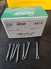 200 1/16" X 1" Hammer-Lock Cotter Pins Zinc Plated