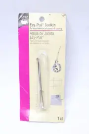 Dritz Ezy Pull Cording & Elastic Insertion Bodkin Silver 706
