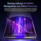 J Electric Bug Zapper Bladeless Fan 8H Timer 20 Gears 2000V Mosquito Zapper 3