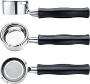 [Normcore] Bottomless Portafilter for Gaggia 58mm with Stainless Steel Head and Filter Basket and Ergonomically Designed Anodized Aluminum Handle (Basket Included) - Espresso Machine Portafilter