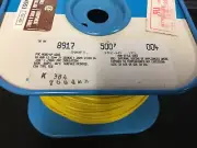 8917-004-500 BELDEN PVC HOOK UP WIRE 16AWG 26X30 .031 PVC 600V YELLOW 500FT