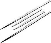 Compatible for Nissan NV200 Car Styling ABS Chrome Side Door Body Trim Sticks Strips Molding Accessories(Silver)