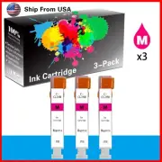 3PK CLI8 Magenta Ink Cartridge CLI-8 Work for PIXMA MP960 MP810 iP5200